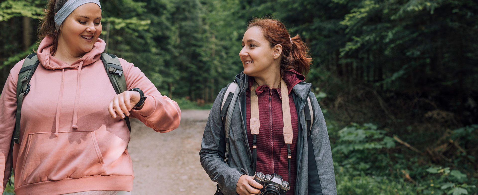 friends hiking