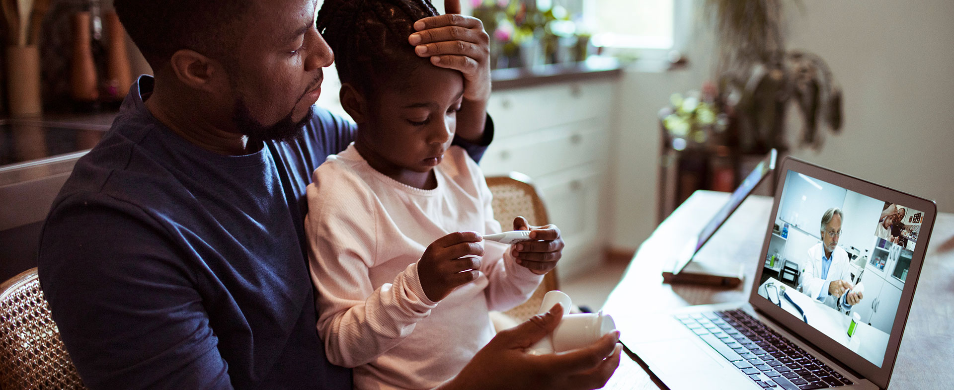 father with daughter