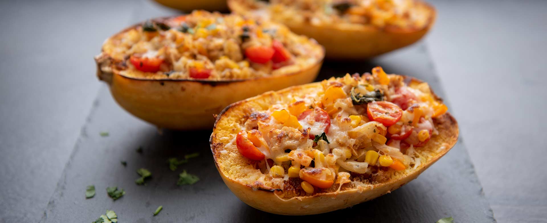 stuffed spaghetti squash