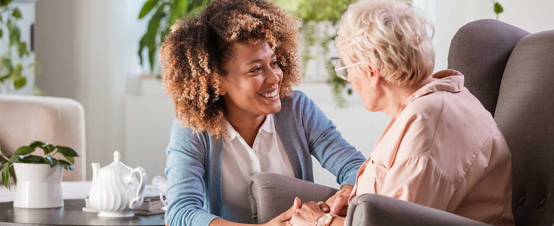 patient and caregiver