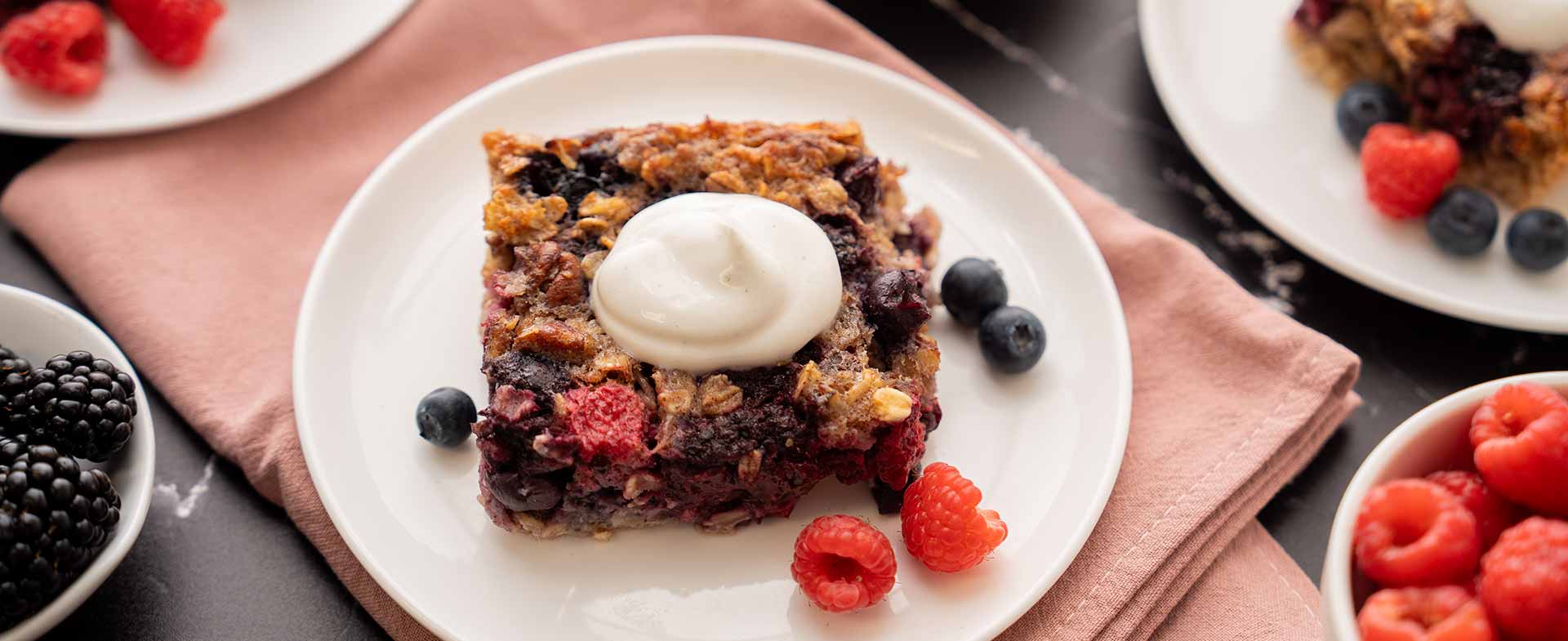 high protein baked oatmeal
