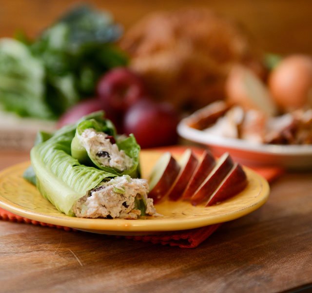 turkey salad wraps