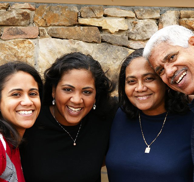 smiling family