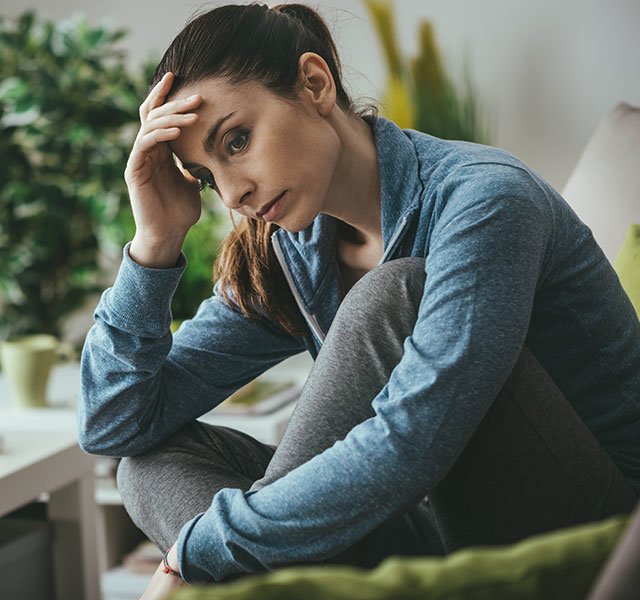 sad looking girl