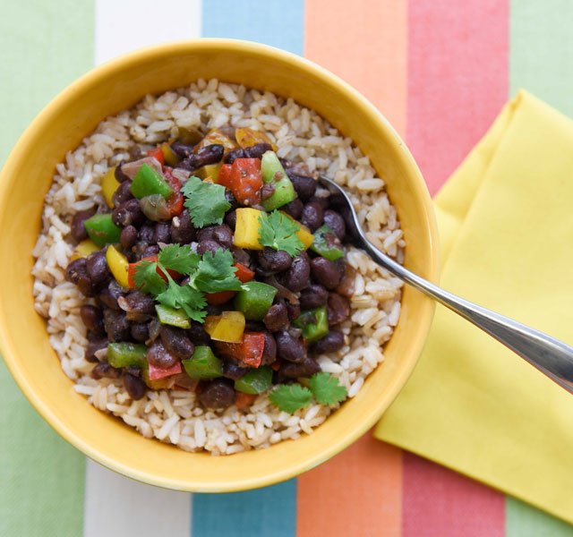 Cuban beans and rice
