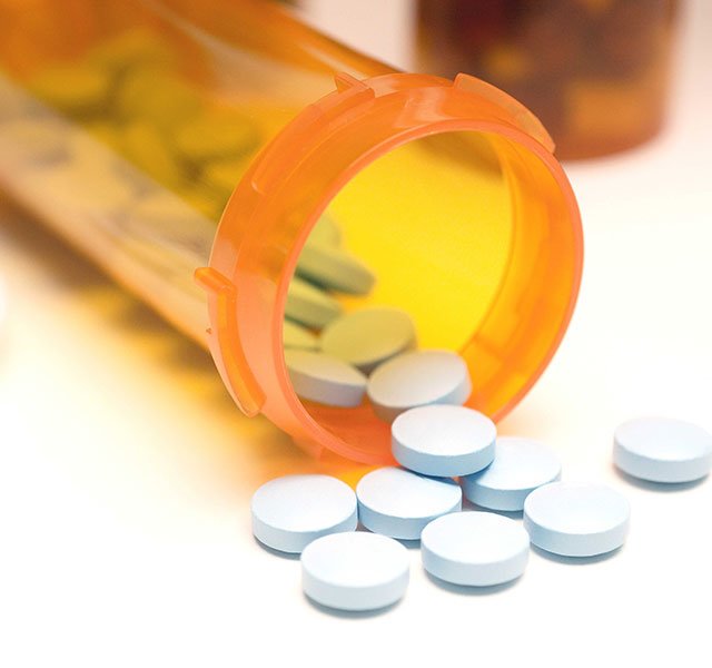 open pill bottle