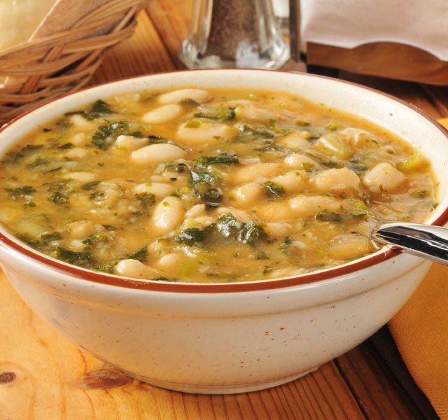 white bean and kale soup