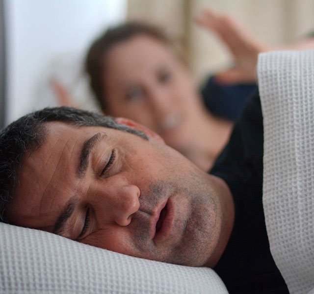 man sleeping
