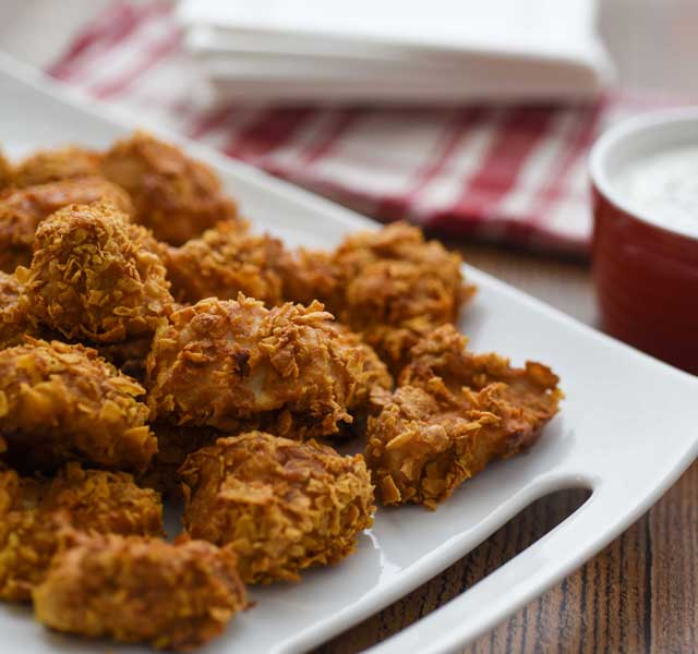 oven fried chicken bites