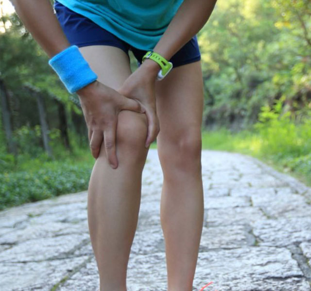 athlete with referred knee pain