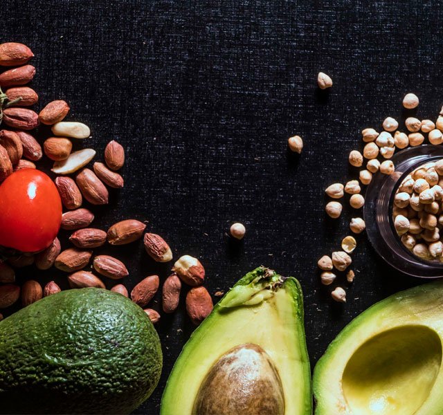 avocados and nuts