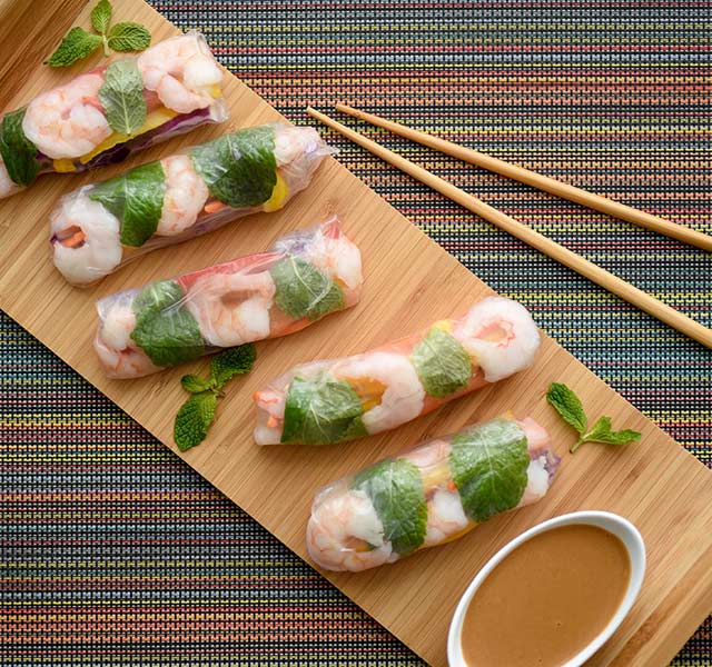 shrimp spring rolls