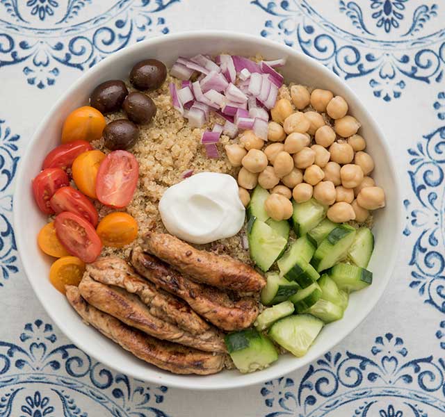 VIDEO: Greek Chicken Grain Bowl Recipe | Henry Ford Health - Detroit, MI