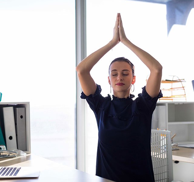 yoga at work