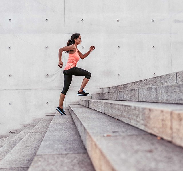 Stairs store interval training