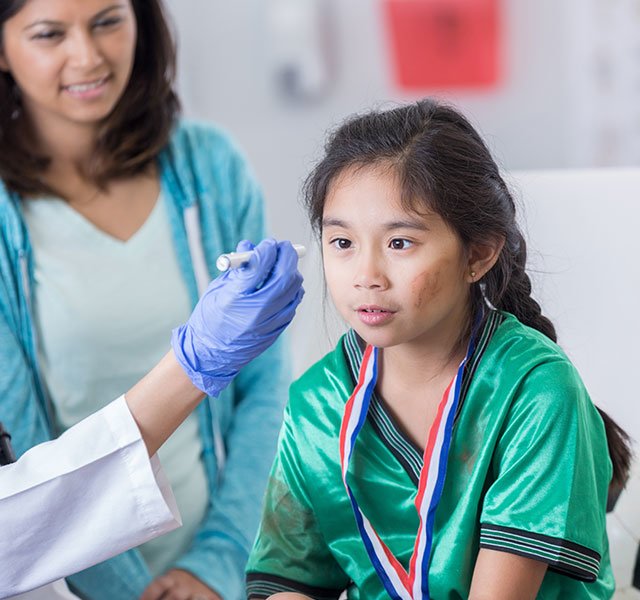 checking for concussion