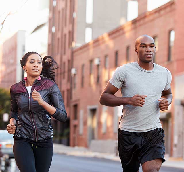 couple running for exercise