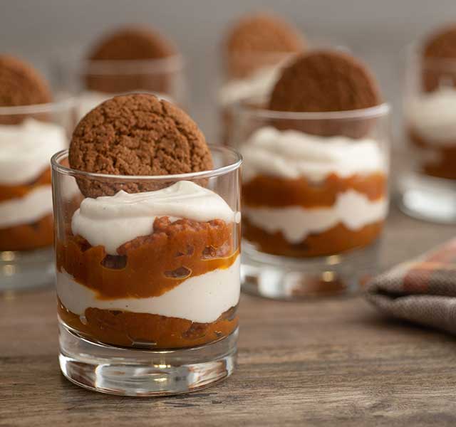 pumpkin gingersnap parfait recipe