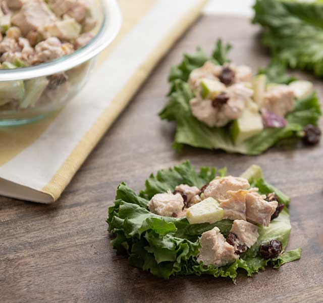 Michigan cherry chicken salad wraps recipe & video