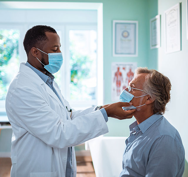 head and neck exam