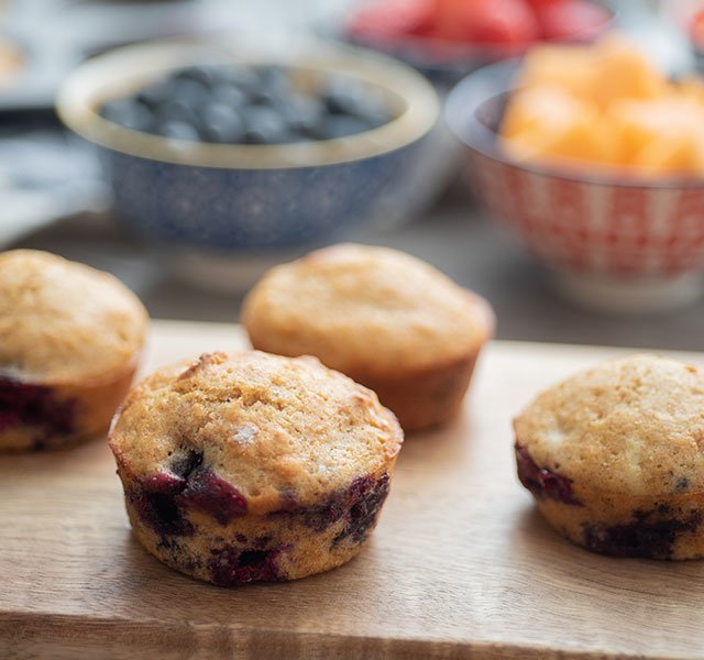 blueberry pancake muffins