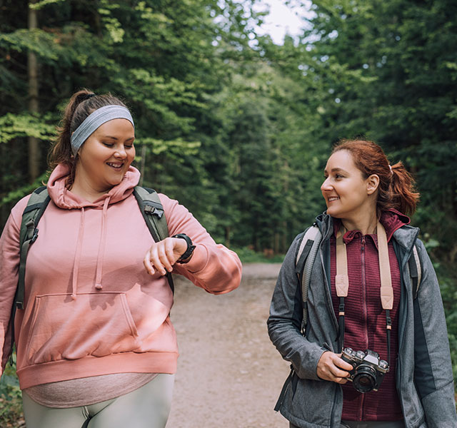 friends hiking