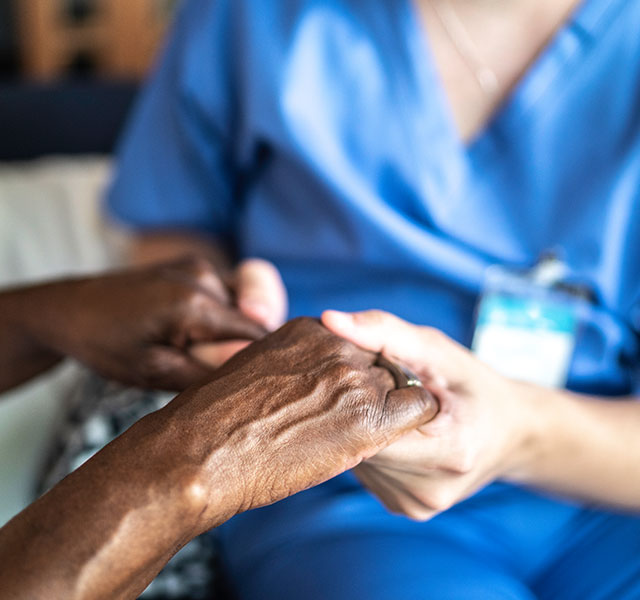 caretaker and patient