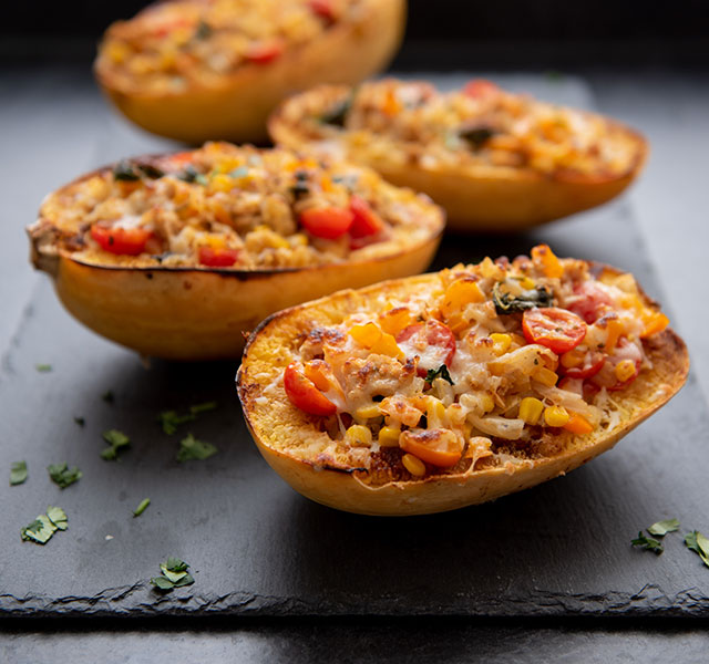 stuffed spaghetti squash