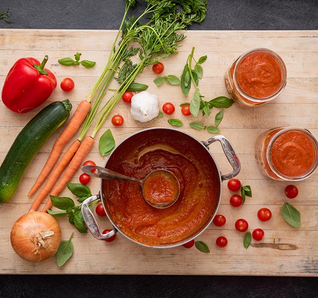 vegetable tomato sauce