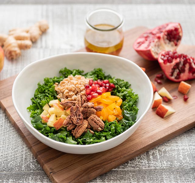 kale and farro salad