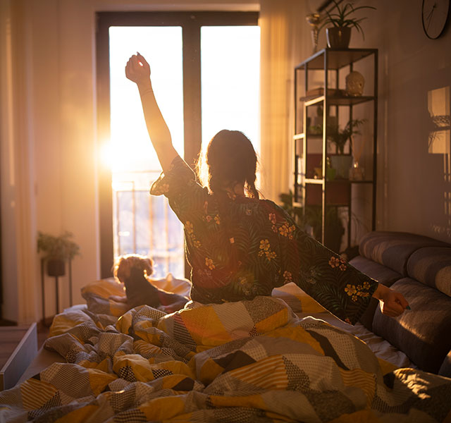 sleeping in for heart health