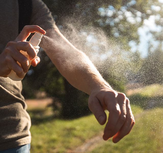 repelling mosquitoes
