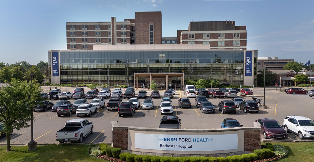 Henry Ford Rochester Hospital exterior view