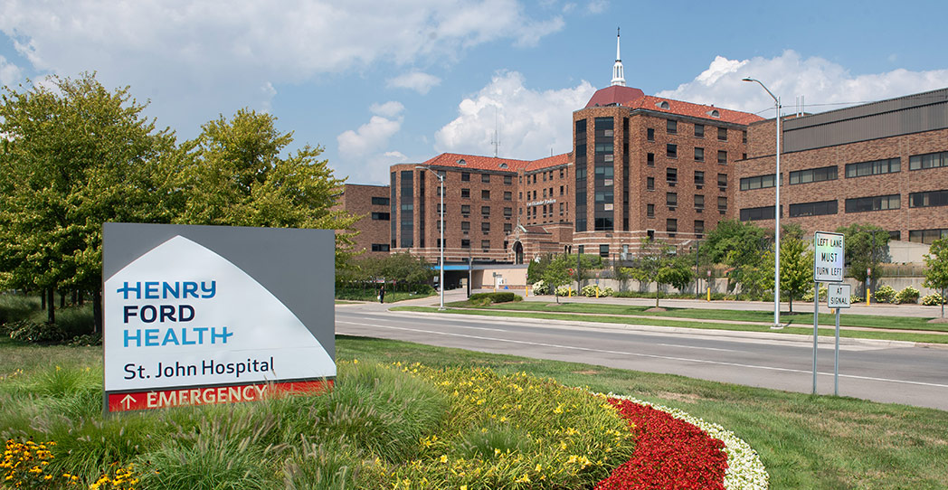 Exterior view of Henry Ford St. John Hospital