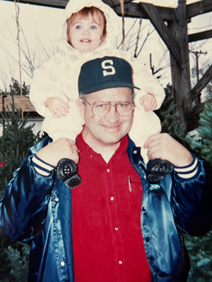 Isabella Kowal with father