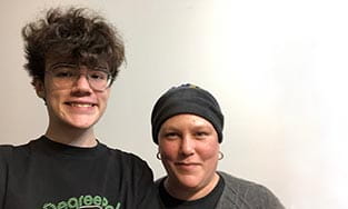 Michelle Magee and son