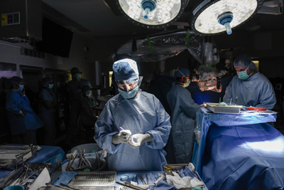 surgeons in operating room