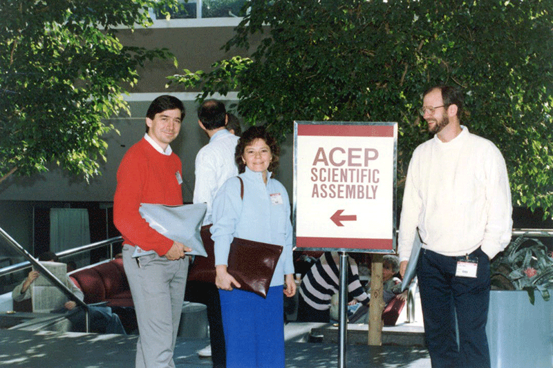 Dr B ACEP 87 with Dr Lew