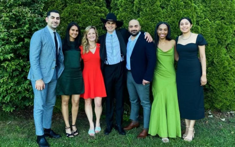 Fellows together as a group