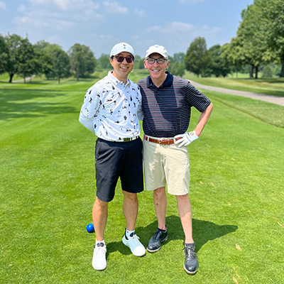 MFM members playing golf