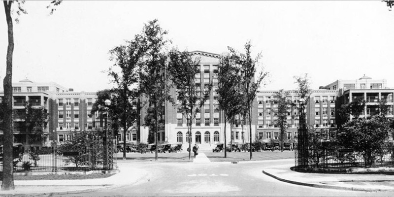 Historical image of Henry Ford Hospital year 1921