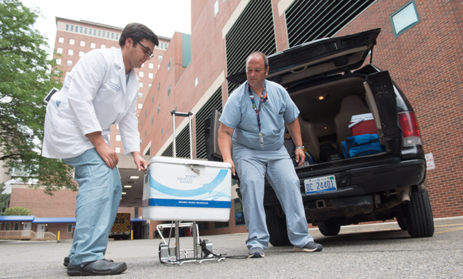 transplant helecopter