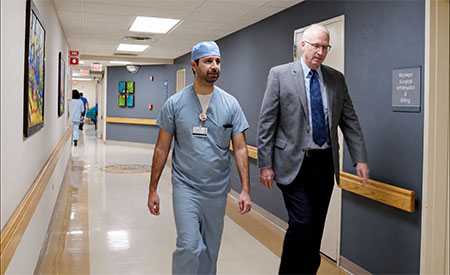 Dr. Avi Cohen with Paul Toenjes, co-founder of Cura Collaborative. 