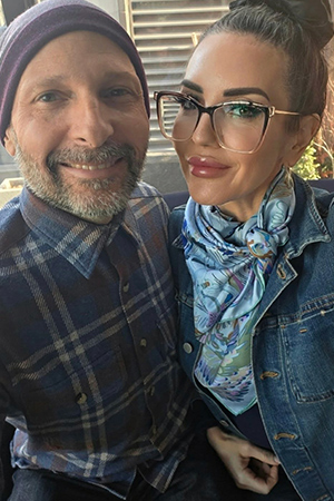colorectal cancer patient james posed with loved ones