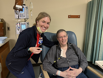 Michael and Caregiver