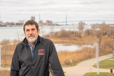 Audiology patient Ron with family