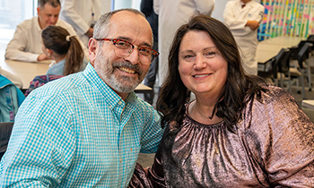 Cardiology patient Dennis-with his wife
