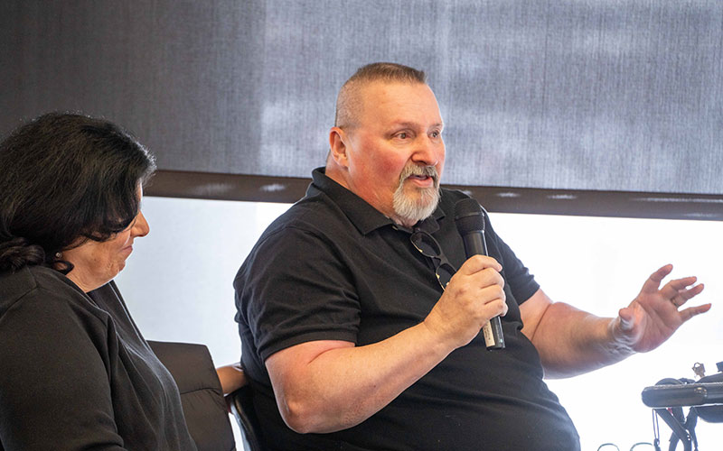 Heart patient Dale speaks at Henry Ford Health’s first Heart Recovery program event in February 2026