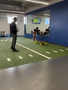 Molly Cornwell doing physical therapy