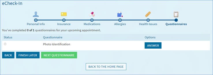 photo id questionnaire